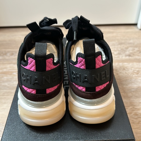 Chanel Sneaker multi-color (Pink, Brown, Green, Beige) 38.5 - Picture 5 of 9